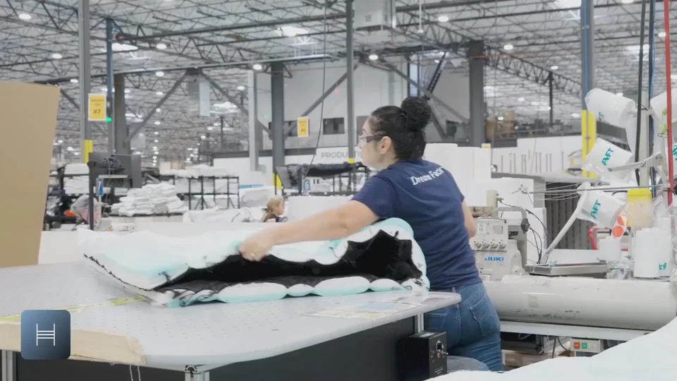 Helic mattress manufacturing