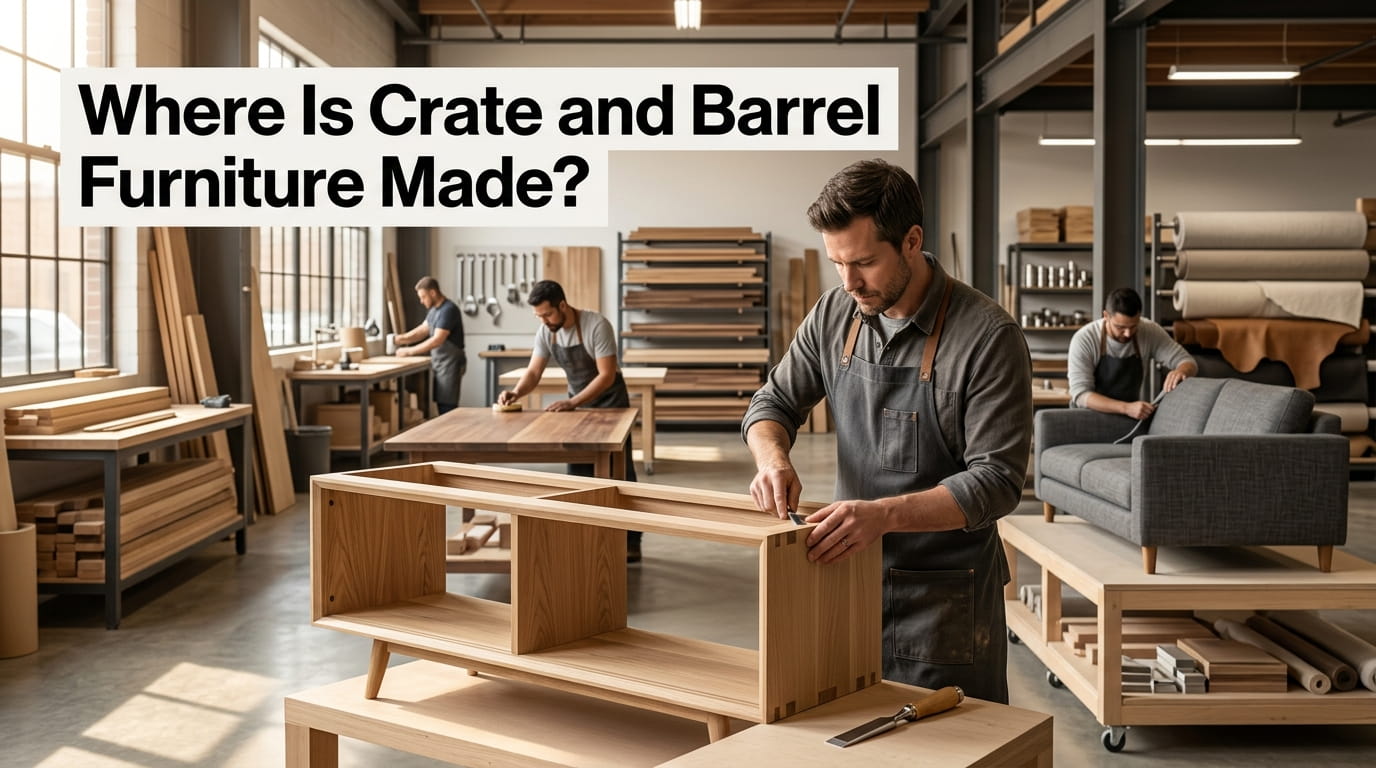 Where Is Crate and Barrel Furniture Made