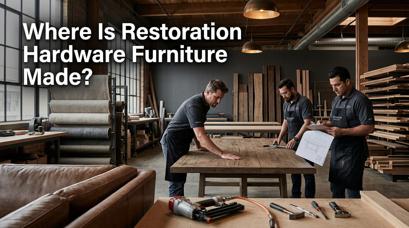 Where Is Restoration Hardware Furniture Made