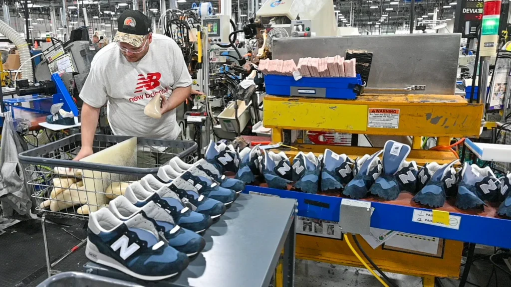 New Balance Athletic Shoe manufacturing