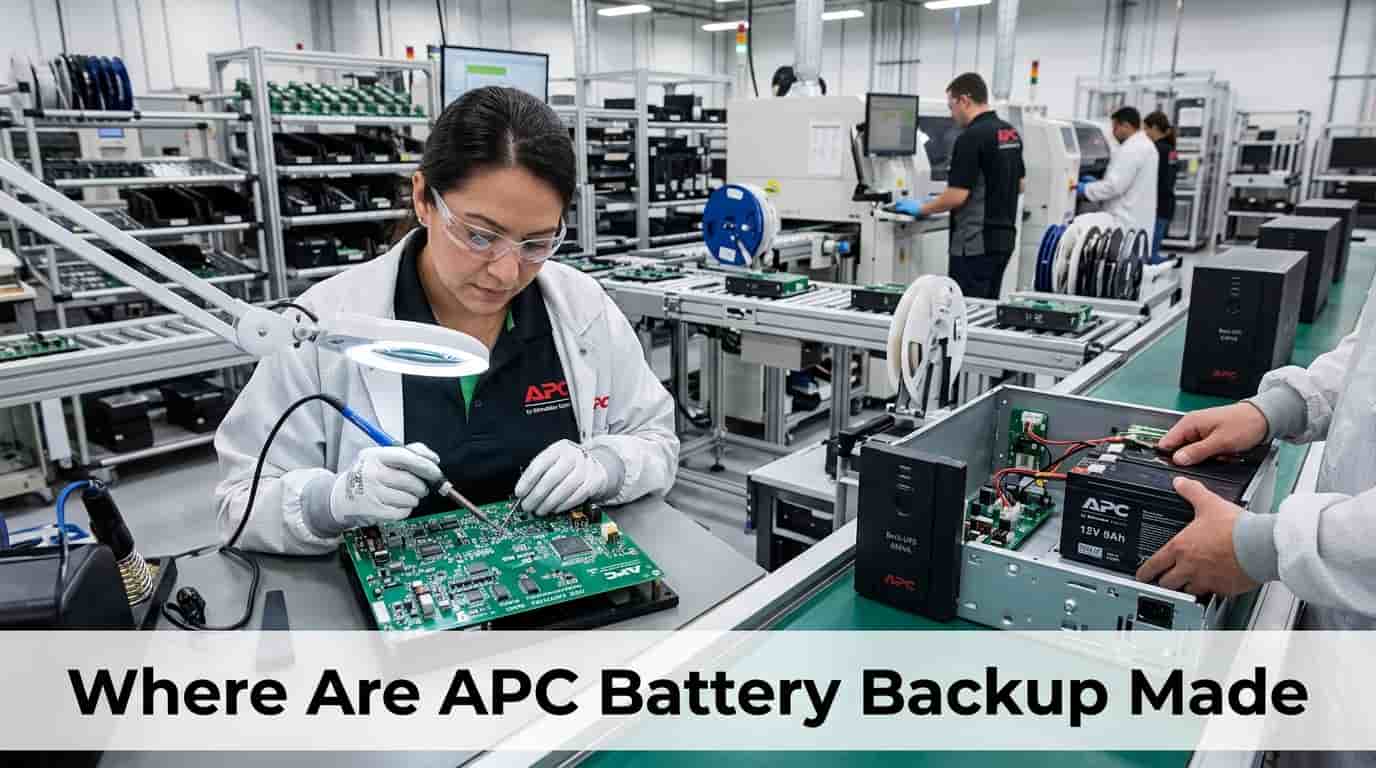 Where Are APC Battery Backup Made