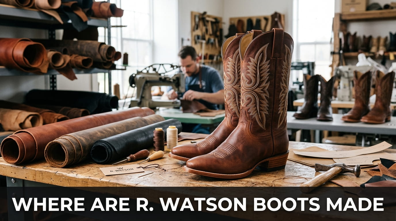 Where Are R Watson Boots Made