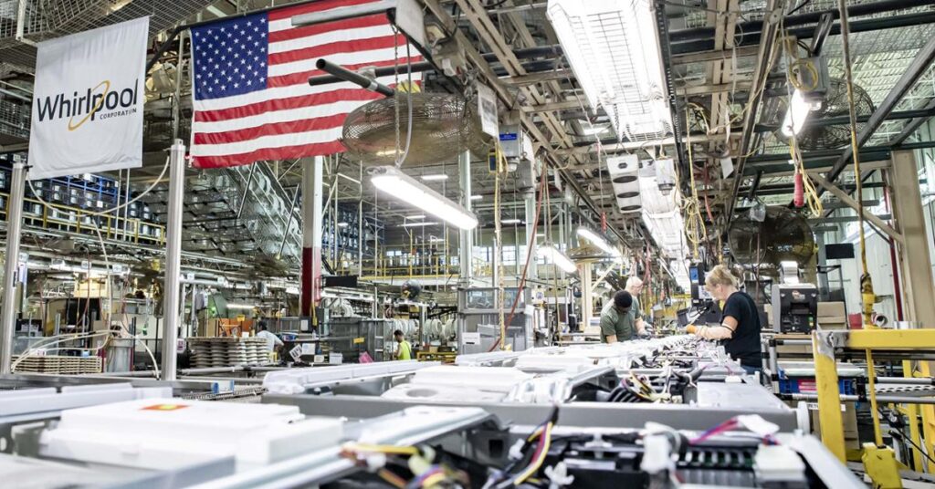 Whirlpool Washing Machines Manufacturing location