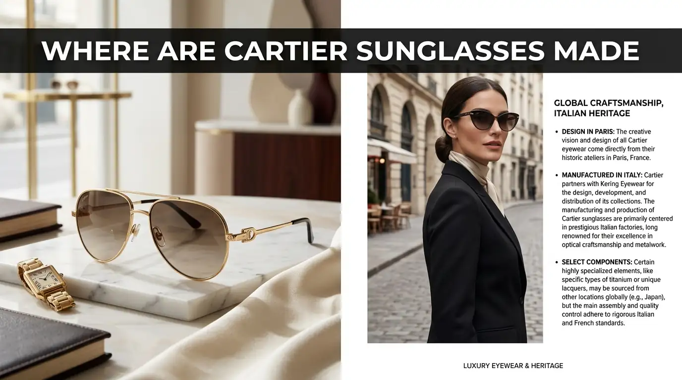 Where Are Cartier Sunglasses Made